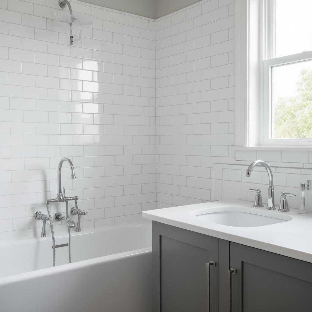Aging master bath, refreshed in 3 days